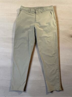 lululemon athletica Men's Slim Chinos in Light Olive Green